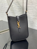 YSL Le 5 A 7 Mini Black Bag - 13x20x4cm