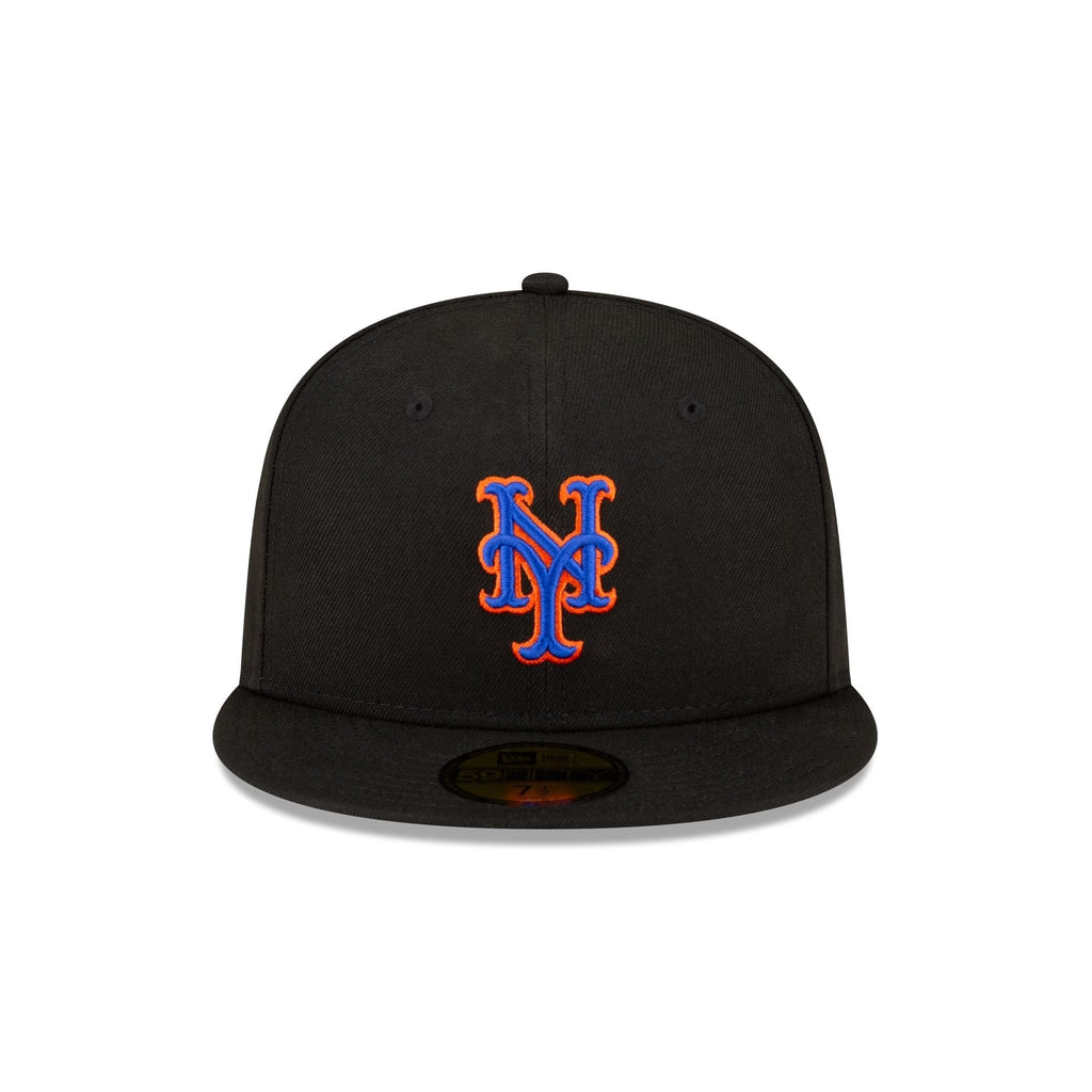 New York Mets Authentic Collection Alt Black 59FIFTY Fitted Hat
