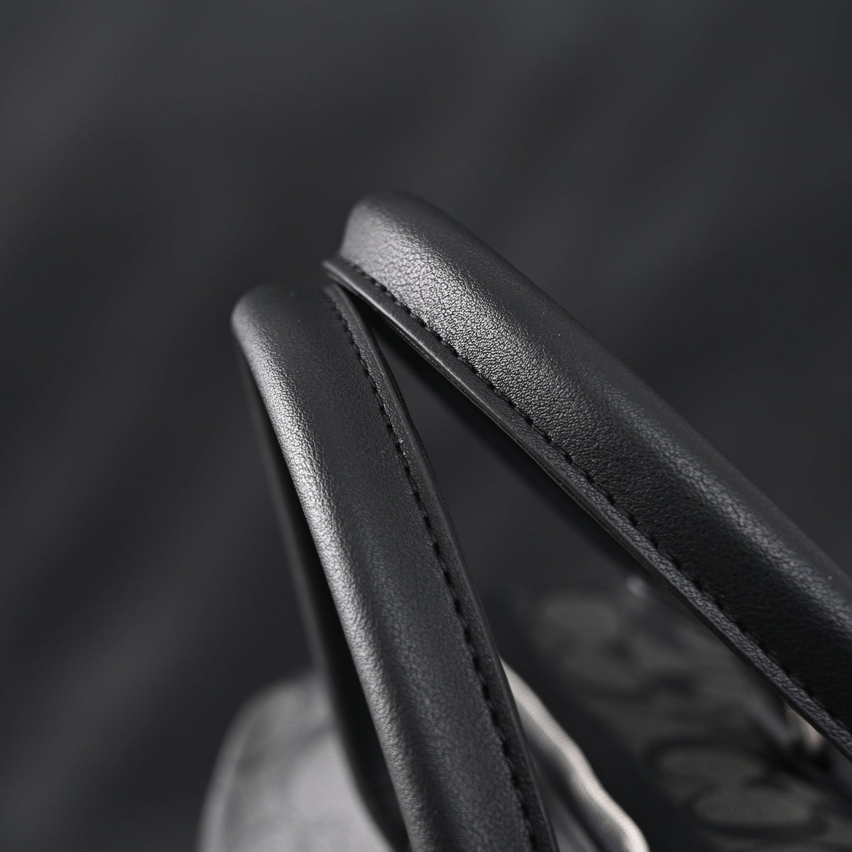 Coach Metropolitan Duffel Bag in Signature Black Canvas