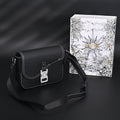 Dior Saddle Crossbody Bag – Black Grained Calfskin with Silver-Tone Hardware