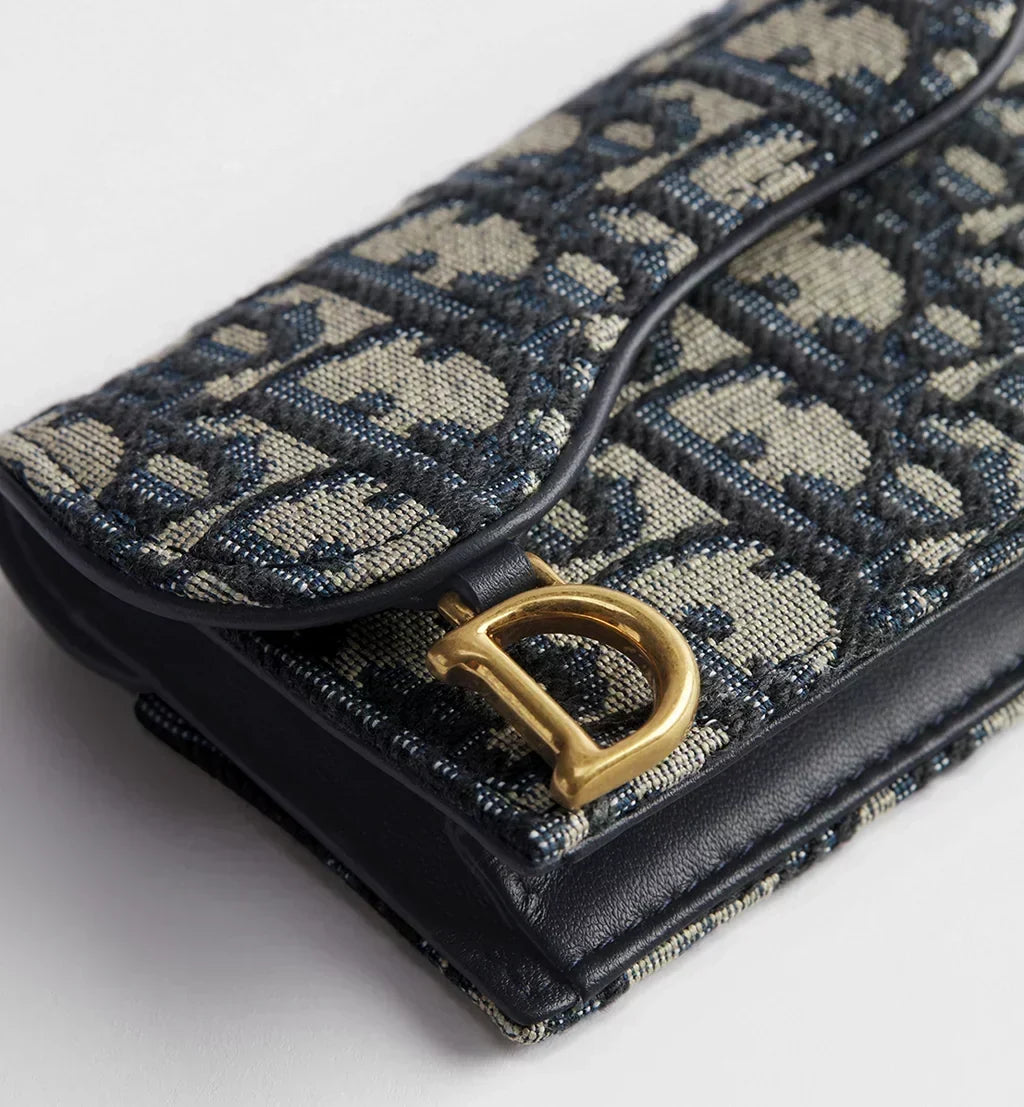 Dior Saddle Bloom Card Holder