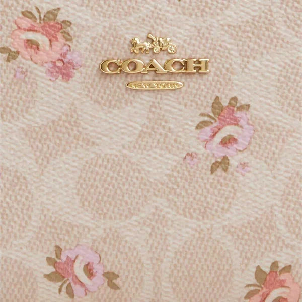 Coach Snap Wallet Floral Print